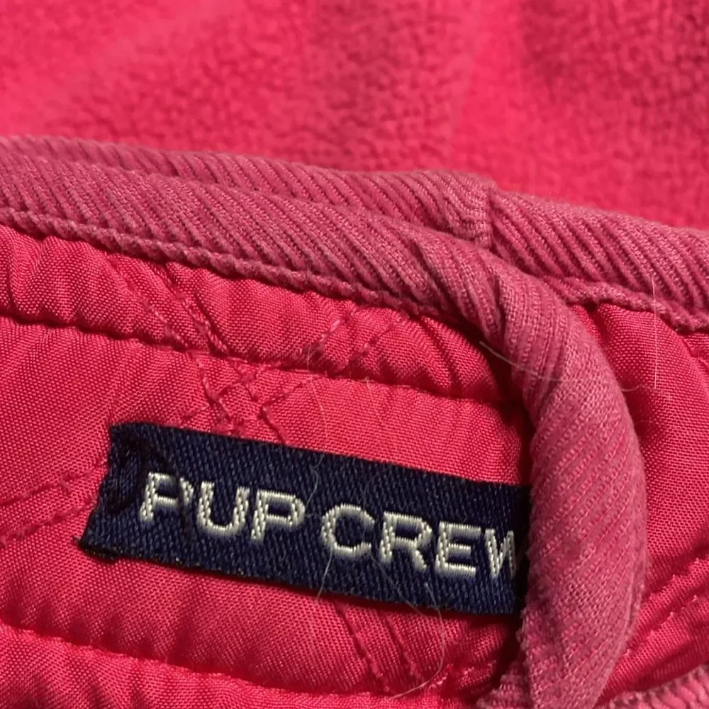 PUP CREW Fleece Lined Pink Quilted Dog Jacket